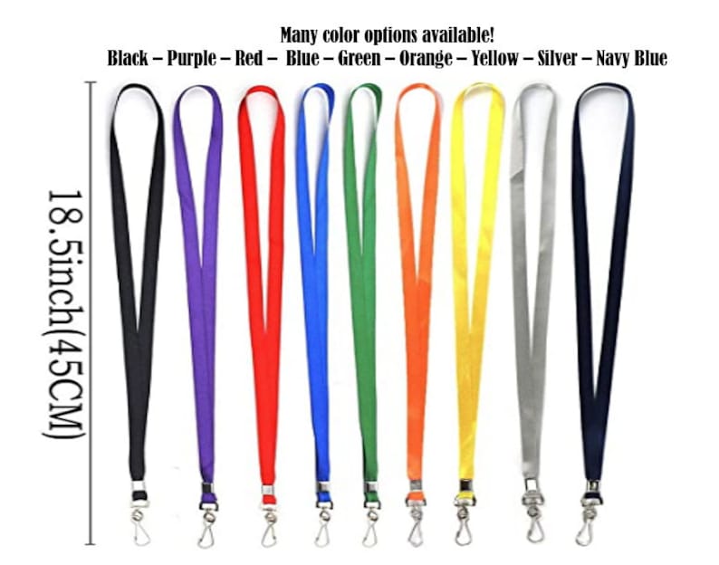 Custom Lanyard Custom ID Badge Holder Event ID Holder Etsy