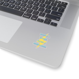 Wurm mit Schnurrbart Sticker