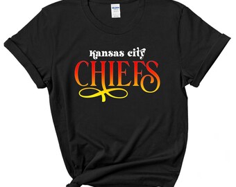 Kansas City Chiefs Swirly Gradient T-shirt