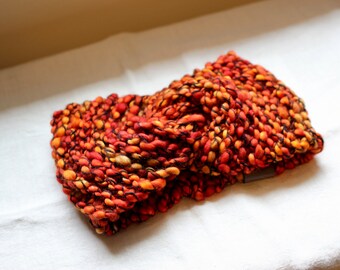 Flamethrower Youth-Size Hand-Knit Ear Warmer - 100% Merino Wool