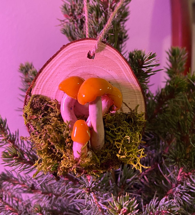 Handmade Mushroom Christmas Ornaments Cottagecore Christmas Etsy