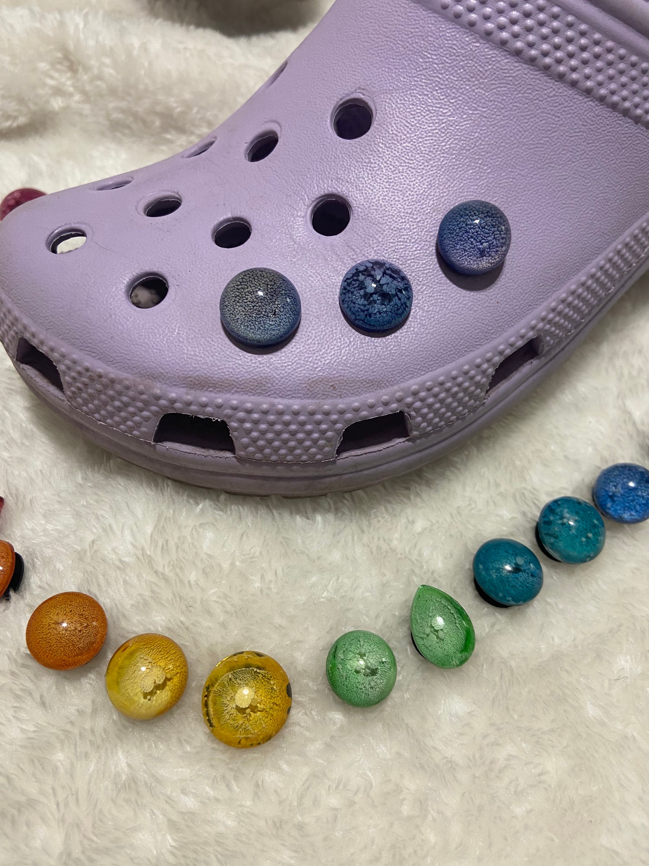 Set of 3 shoe abstract shoe charms custom handmade shoe Etsy