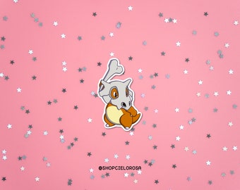 cubone sticker | waterproof vinyl pokémon decal or planning/journaling sticker