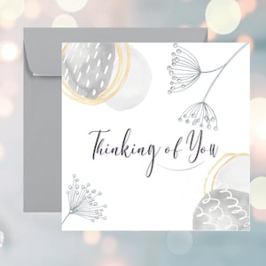 Penser à votre carte - Personnalisé gratuitement sur demande - Design original de Happy Little Me Co