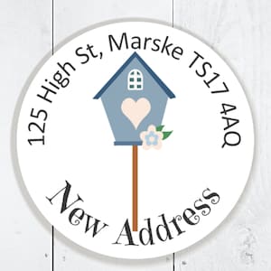 We've Moved! New Home Address Stickers - House Warming, RSVP, Return Label from HappyLittleMeCo