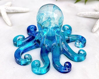 Hawaiian Ocean Octopus Resin Sculpture