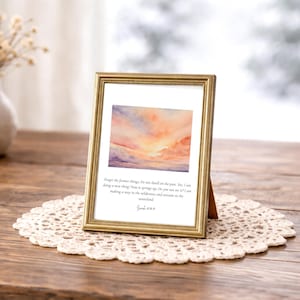 Isaiah 43:18-19 Watercolor Scripture Print | Faith Encouragement (5x7 Digital Download)