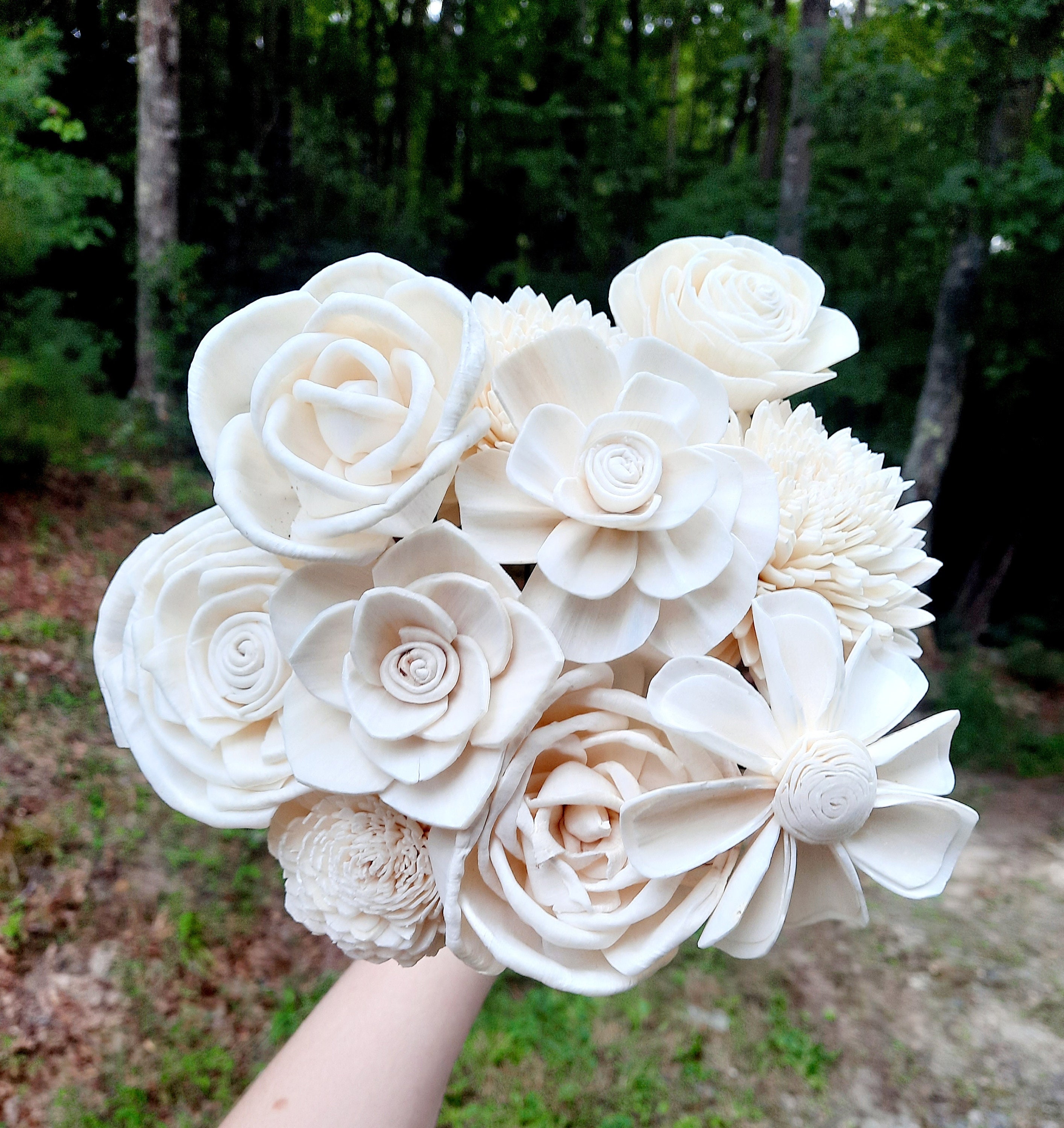 Sola Wood Flower Assortment ~ on Stems ~ Wedding ~ Birthday Gift