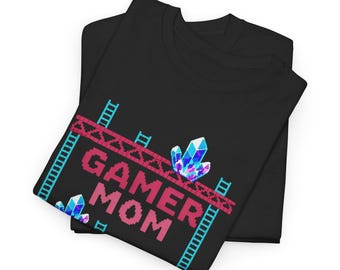Gamer Mom pixel art tee | T-Shirt - Gaming Shirts - Mothers Day Collection