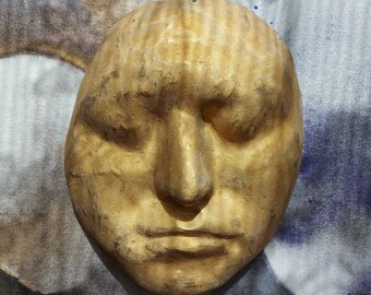 Big Golden wall decor mask