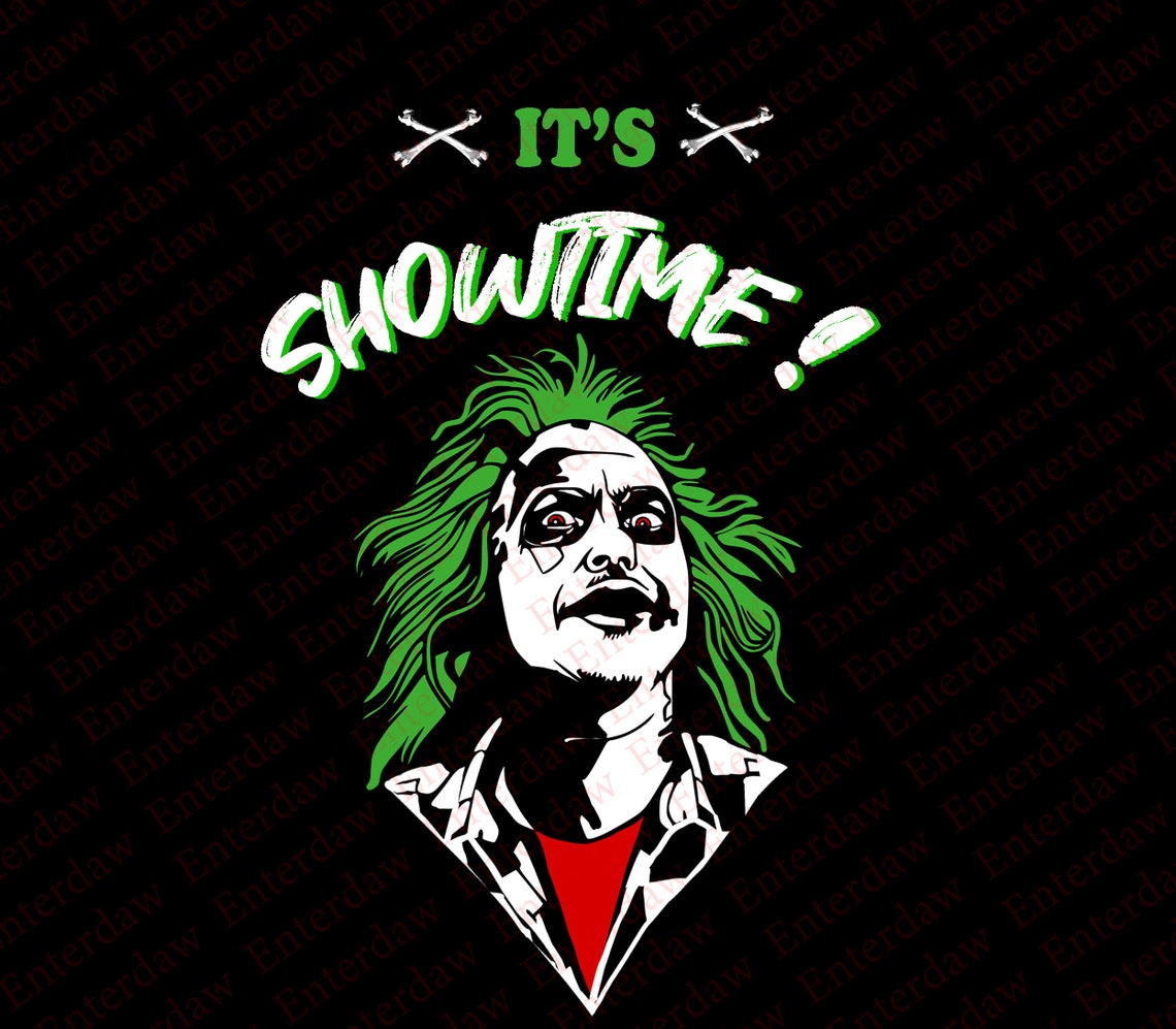 Beetlejuice SVG It's Showtime svg beetlejuice quotes | Etsy