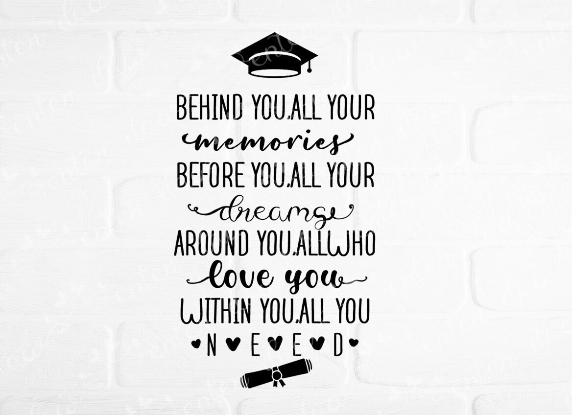 Behind You All Your Memories Svggraduation - Il Fullxfull.3923224344 Ercg