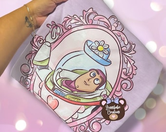 Ivory Comfort Color Buzz Shirt: Space Ranger Unisex Tee