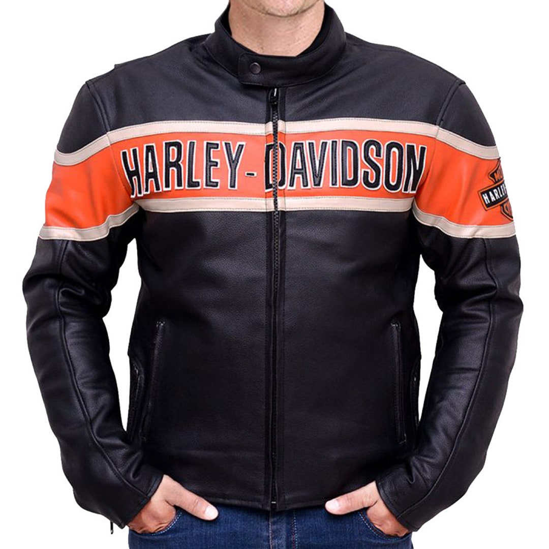 Harley victory lane leather jacket online