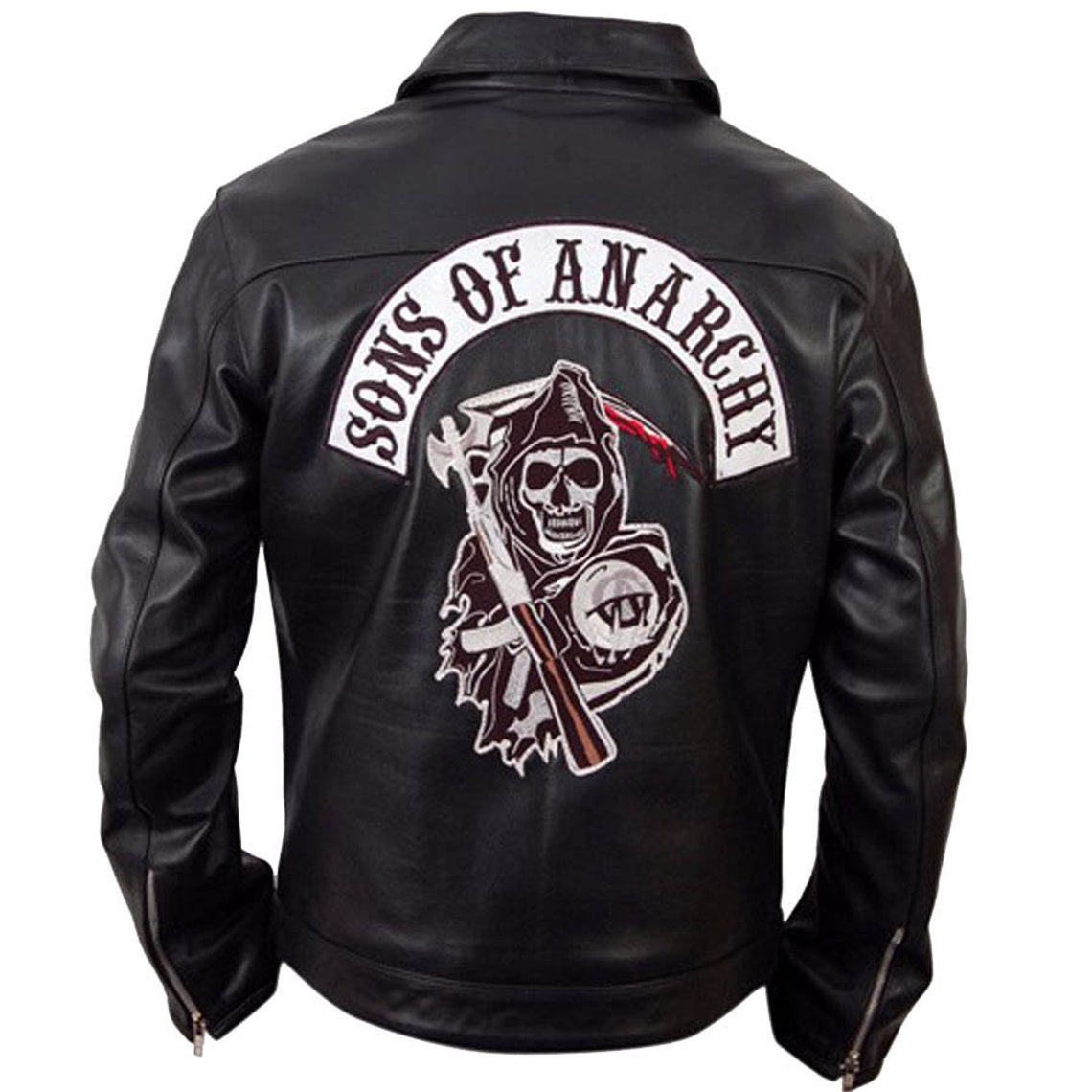 Faux Leather Jacket Son of Anarchy - Etsy