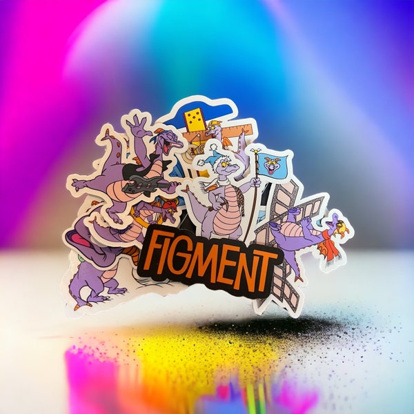 Figment 10 sticker or magnet pack 2 More Figment