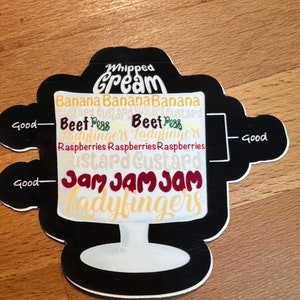 Rachels Trifle sticker or magnet