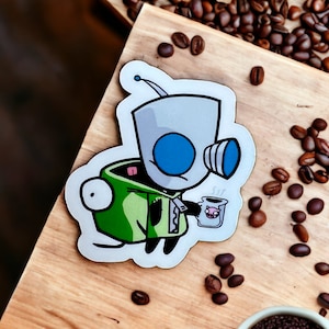 Coffee Gir magnet or sticker