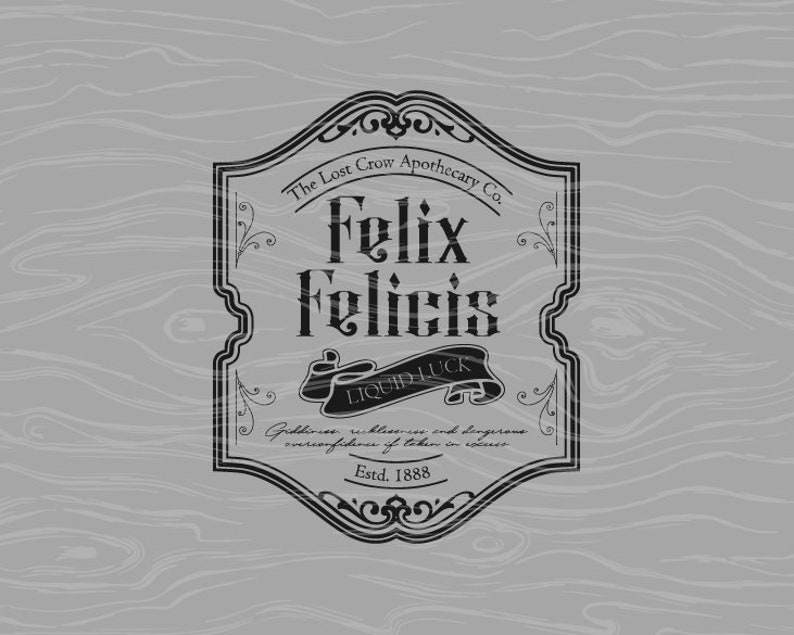 Download Felix felicis svg potion label svg Harry Potter potion | Etsy