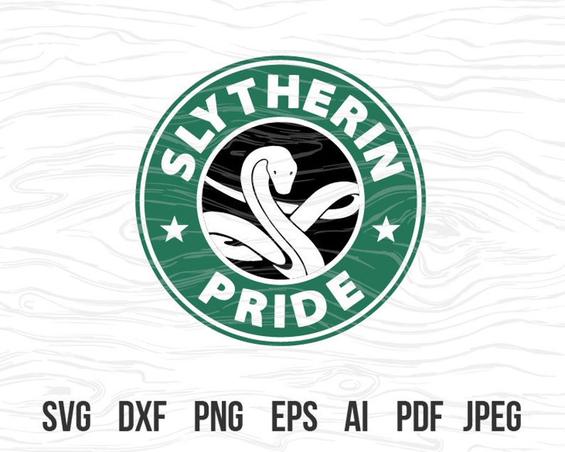 Download Slytherin pride svg Starbucks svg Hogwarts coffee svg | Etsy