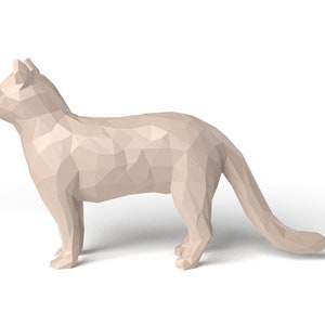 Cat Low Polygonal