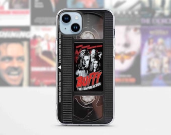 Retro VHS tape iPhone case 15 14 13 12 11 Pro Max 8 Plus, Halloween Google pixel case, Horror movie poster Samsung case S23 S20 S10