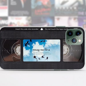 Retro VHS tape iPhone case 15 14 13 12 11 Pro Max 8 Plus, Halloween Google pixel case, Horror movie poster Samsung case S23 S20 S10