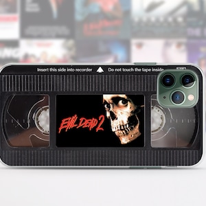 Capa VHS para iPhone 15 14 13 12 11 Pro Max 8 Plus, capa Halloween Google pixel, pôster de filme de terror Capa Samsung S23 S20 S10