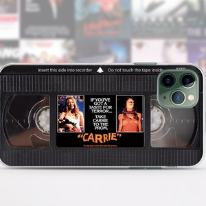 VHS tape iPhone case 15 14 13 12 11 Pro Max 8 Plus, Halloween Google pixel case, Horror movie poster Samsung case S23 S20 S10