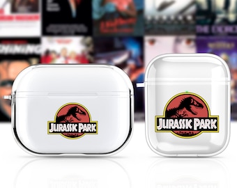 Horrorfilm Print AirPods 1/2 Hülle, AirPods Pro Hülle, AirPods 3 Hülle, AirPod Schlüsselanhänger Hülle, VHS Bänder, Halloween