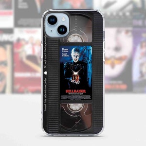 Retro VHS tape iPhone case 15 14 13 12 11 Pro Max 8 Plus, Halloween Google pixel case, Horror movie poster Samsung case S23 S20 S10