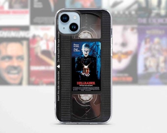 Retro VHS tape iPhone case 15 14 13 12 11 Pro Max 8 Plus, Halloween Google pixel case, Horror movie poster Samsung case S23 S20 S10