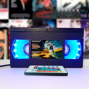 VHS lamp, Retro VHS tapes, Horror movie, Movie poster, Musical comedy, Bestseller, 80s, 90s, Christmas, Halloween, Great gift, Movie print
