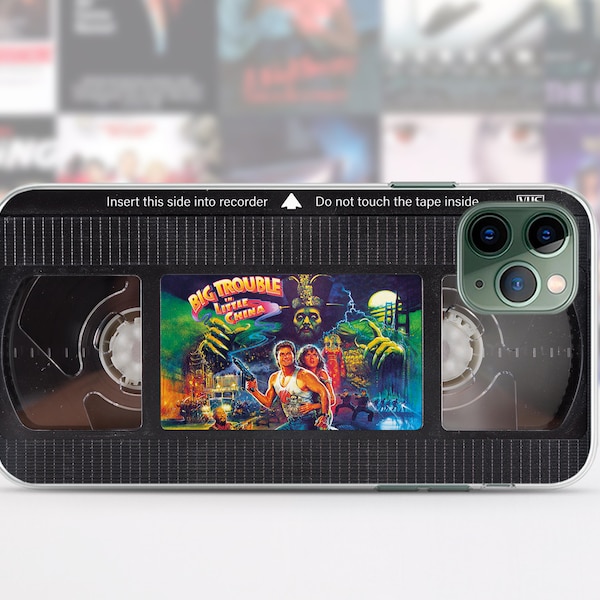 Retro VHS tape iPhone case 15 14 13 12 11 Pro Max 8 Plus, Halloween Google pixel case, Horror movie poster Samsung case S23 S20 S10