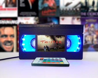 VHS lamp,Twister Retro VHS tapes, Horror movie, Movie poster print, Science fiction, Bestseller, 80s, 90s, Christmas, Halloween, Great gift