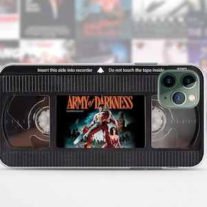 Retro VHS tape iPhone case 15 14 13 12 11 Pro Max 8 Plus, Halloween Google pixel case, Horror movie poster Samsung case S23 S20 S10