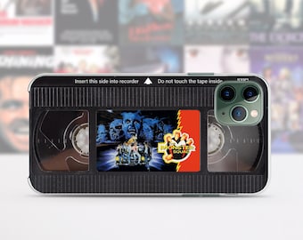 Horror VHS tape iPhone case 15 14 13 12 11 Pro Max 8 Plus, Halloween Google pixel case, Movie poster Samsung case S23 S20 S10