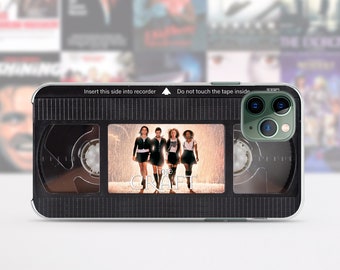 Retro VHS tape iPhone case 15 14 13 12 11 Pro Max 8 Plus, Halloween Google pixel case, Horror movie poster Samsung case S23 S20 S10