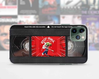 Retro VHS tape iPhone case 15 14 13 12 11 Pro Max 8 Plus, Halloween Google pixel case, Scott pilgrim movie poster Samsung case S23 S20 S10