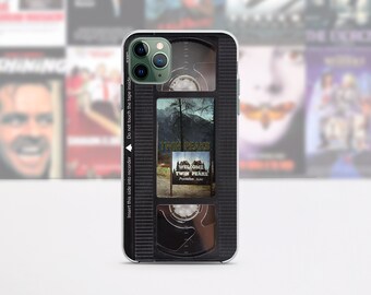 Retro VHS tape iPhone case 15 14 13 12 11 Pro Max 8 Plus, Halloween Google pixel case, Horror movie poster Samsung case S23 S20 S10