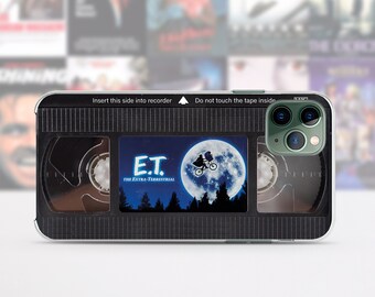 Retro VHS tape iPhone case 15 14 13 12 11 Pro Max 8 Plus, Halloween Google pixel case, Horror movie poster Samsung case S23 S20 S10