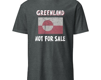 Grunge Greenland Not For Sale Funny Greenland Denmark Short-Sleeve Unisex T-Shirt