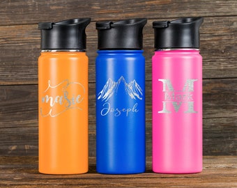 Stainless Steel Water Drinks Bottles With A Mum Design