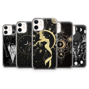 Coque pour iPhone, belle déesse, carte de tarot, pour iPhone 16, 15 Pro, 14, 13 Mini, 11, 8, Xr, Samsung S25, S24, A15, Pixel 9, 8A, 7, 6