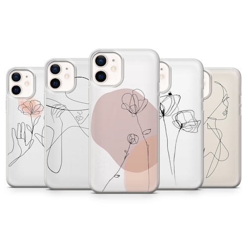 Line Art Phone Case for Iphone 11 Pro 6 7 8 X XS XR SE 12 - Etsy UK