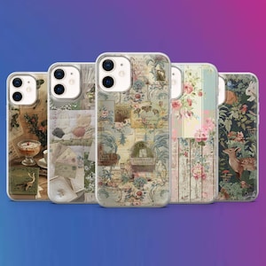 Fairy Grunge Phone Case Cottagecore iPhone Cover for iPhone 15, 14 Pro, 13, 12 Mini, 11, 8, X, Xs, Samsung S24, S23 Fe, A15, Pixel 8A, 7A, 6