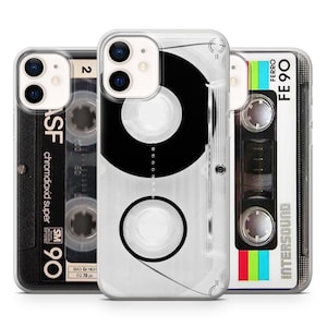 Mixtape Phone Case Cassette Phone Case Walkman Phone Cover for iPhone 15, 14, 13, 12 Mini, 11, X, Xs, 7, 8, Samsung S24, A15, Pixel 8A, 8, 7