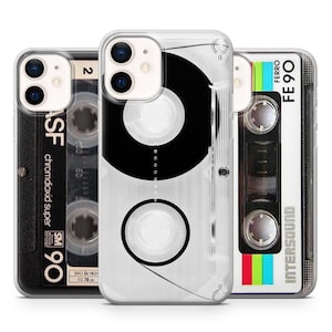 Mixtape Phone Case Cassette Phone Case Walkman Phone Cover for iPhone 17, 16, 15, 14, 13 Mini, 11, Xs, 7, Samsung S25, A56, Pixel 10, 9, 8
