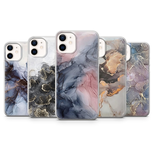 Marmeren Decor iPhone Case Marmeren Print Telefoonhoesje voor iPhone 15, 14, 13, 12, 11 Pro Max, Xr, 7, 8, Samsung S24, A15, A53, Pixel 8A, 7, 6