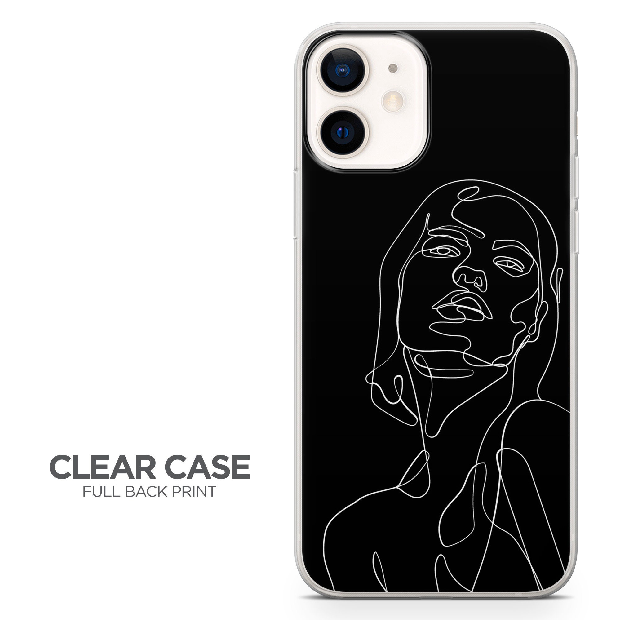 Line Art Phone Case Minimalist Phone Case Line Art Iphone - Etsy